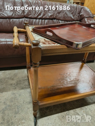 Сервизна количка+ поднос подарък , снимка 8 - Аксесоари за кухня - 53595237