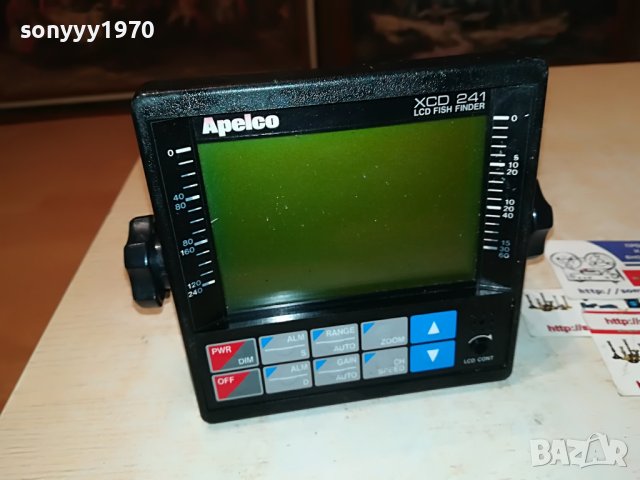 APELCO XCD 241 LCD FISH FINDER-12V ВНОС SWISS M0306231906, снимка 11 - Друга електроника - 40938340