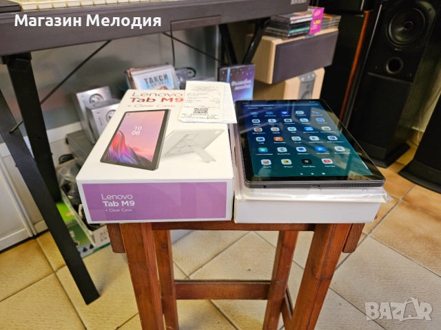 НОВ! 9" таблет Lenovo Tab M9 RAM 4GB Памет 64GB Има остатъчна гаранция. Пълент комплект - кутия, кни, снимка 2 - Таблети - 52691950