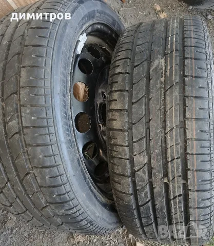 Два броя гуми с джанти 245/45/16 клас W83 за volkswagen , снимка 2 - Други стоки за дома - 56158066
