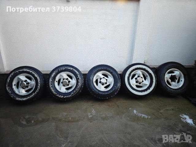 Джанти с гуми 6х139,7 *107,1*j7.5 et 5*15 ки * 235/75/15, снимка 3 - Гуми и джанти - 53623647