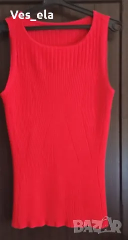 страхотен червен потник рипс, снимка 1