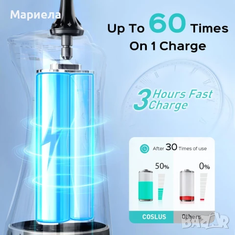 Нов Зъбен душ с 4 режима , 300 мл резервоар, снимка 4 - Други - 51259970