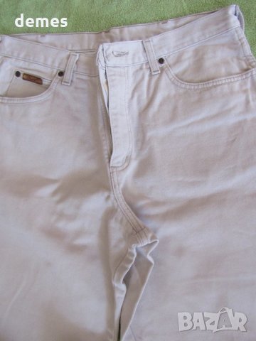 Светли дънки Wrangler размер 34, снимка 2 - Дънки - 35961179