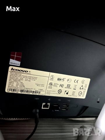 Lenovo C340 All-in-One – i3 G540, 4GB RAM, 1TB HDD, Windows 8, снимка 3 - За дома - 52180634