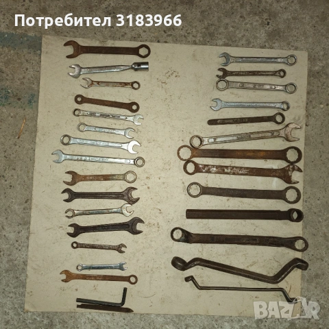 голям лот инструменти № 11 30 броя, снимка 3 - Ключове - 53840161