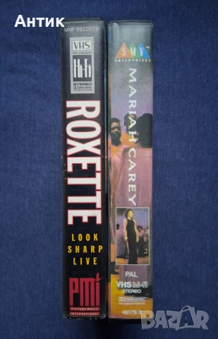 Видеокасета VHS Роксет Марая Кери Мадона, снимка 5 - Други жанрове - 52558985