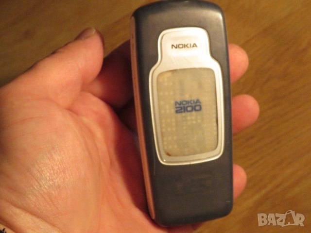 телефон с копчета NOKIA 2100, НОКИА 2100 - 2003 г. тъмно син панел - работещ., снимка 2 - Nokia - 35985519