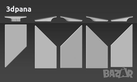3Д ПАНЕЛИ от гипс, декоративни облицовки за стени / Led пана №0035, снимка 2 - Облицовки - 39795183