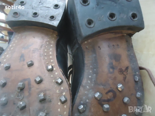 WW2,  военни обувки цинтове 42 номер., снимка 10 - Други ценни предмети - 51369400