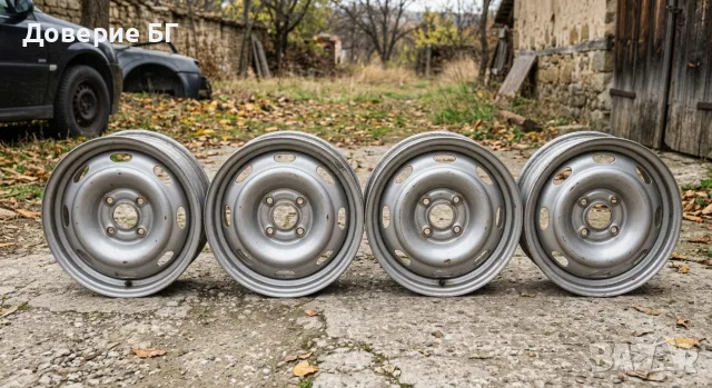 Продавам оригинални стоманени (железни) джанти 14 цола, свалени от Opel (Опел).