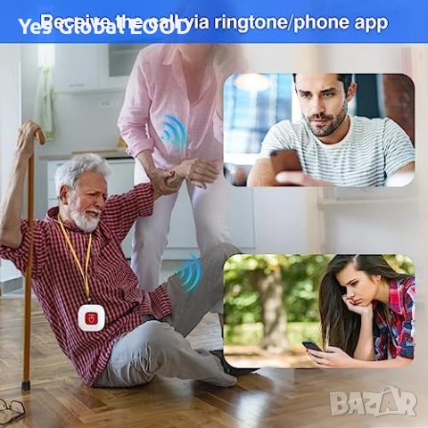 Chatthen SOS бутон за възрастни с Tuya WiFi аларма, снимка 4 - Друга електроника - 53364913
