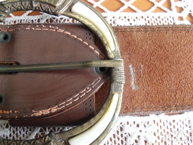 Дамски колан кожа, снимка 5 - Колани - 49243339