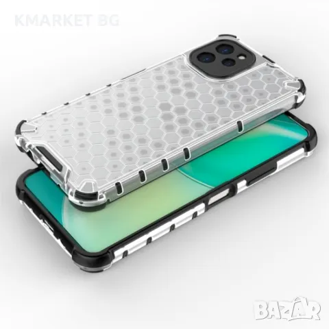 Huawei Nova Y61 Силиконов Калъф Honeycomb TPU и Протектор, снимка 8 - Калъфи, кейсове - 49432617