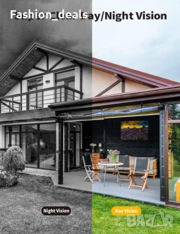 Нова Външна безжична камера за видеонаблюдение Цветно нощно виждане, снимка 2 - HD камери - 41754197