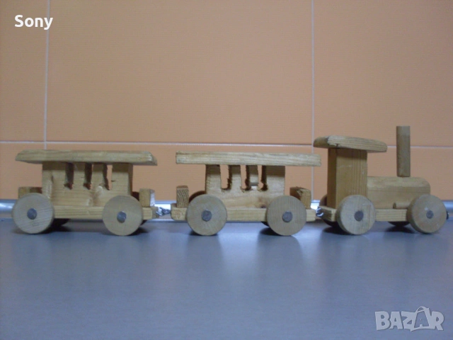 Стара ръчно изработена дървена играчка., снимка 8 - Антикварни и старинни предмети - 53063899