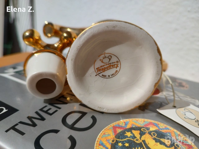 Керамичен чайник ретро кранче за вода Swineside, снимка 13 - Декорация за дома - 53845027