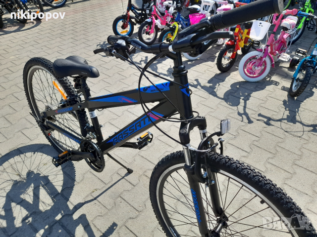 PASSATI Велосипед 26" MARTYN алумин черен със син стикер, снимка 10 - Велосипеди - 44587440