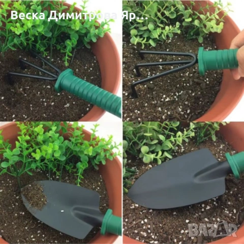 Комплект градински инструменти 5 в 1 с куфар – всичко необходимо за засаждане и поддръжка, снимка 7 - Други инструменти - 53067199