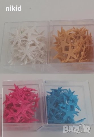 20 бр цветни морски звезди Морска звезда за украса декор 