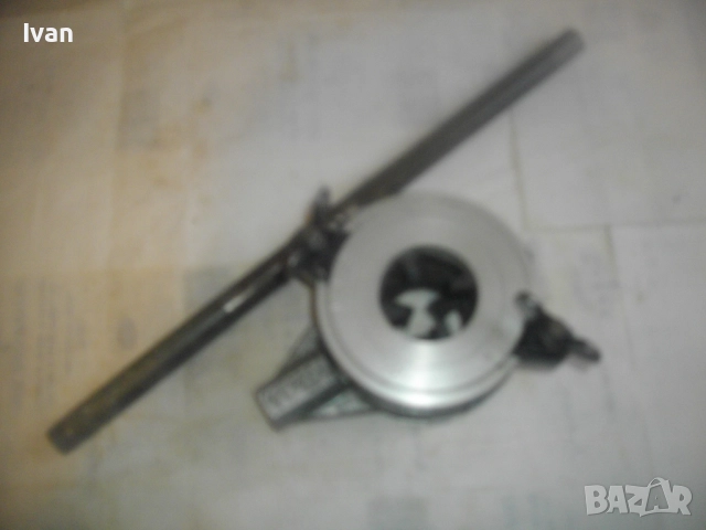 Винтонарезка до 2 цола чехословашка старо качество алуминиева винторез плашка отлична JOPAL 2 NAREX , снимка 3 - Други инструменти - 52720542