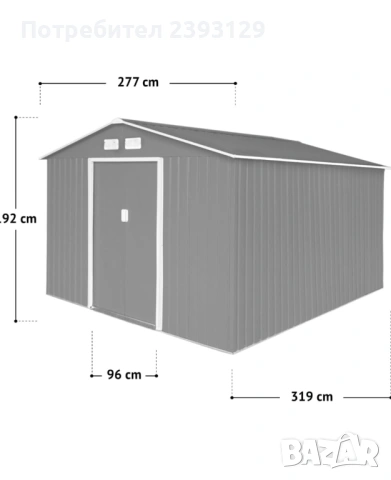 Нова градинска къщичка , снимка 2 - Градински мебели, декорация  - 53201284