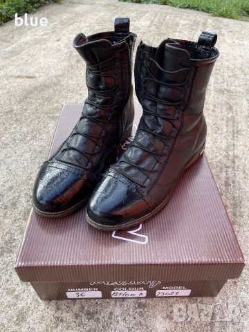 Боти естествена кожа, 36 номер, снимка 3 - Дамски боти - 38770217
