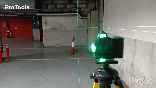 ПРОМО! Нов 4D 16 линии Лазерен Нивелир До 30 Метра Зелен Лъч, снимка 6 - Куфари с инструменти - 39728592