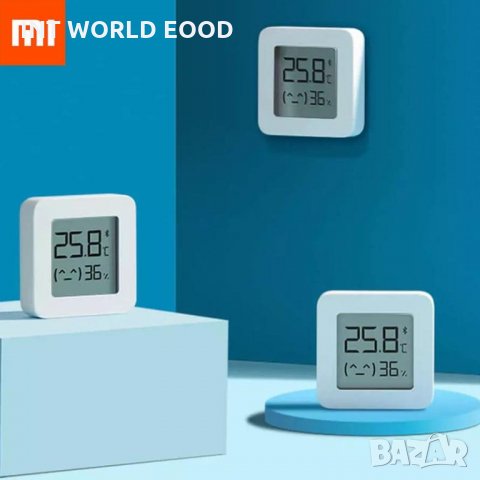 Xiaomi Mijia Bluetooth Thermometer2, ел. стаен термометър с хигрометър, снимка 1 - Друга електроника - 35746633