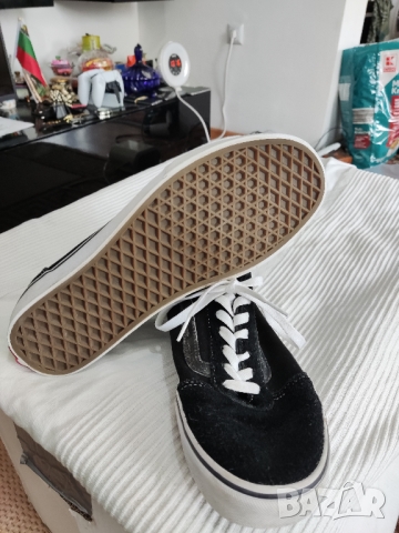 кожени кецове Vans Old Skool, снимка 6 - Кецове - 36040985