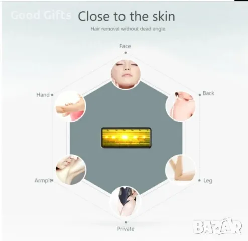 Ефективен ФОТОЕПИЛАТОР KEMEI KM-6812, снимка 4 - Други - 47511147