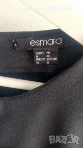 Черна дамска рокля ESMARA, снимка 3 - Рокли - 34184271