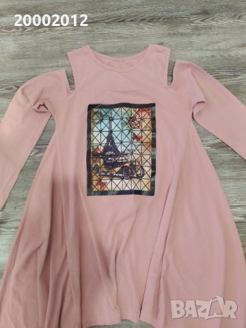 Асиметрична туника рокля , снимка 2 - Рокли - 39637848