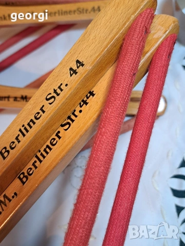 луксозни немски дървени винтидж закачалки за гардероб 33/2, снимка 3 - Закачалки - 53394418