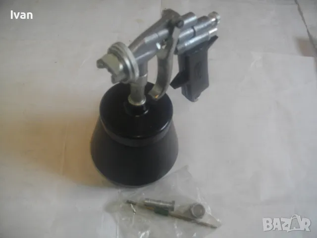 ПБ-0,7 НОВ БЪЛГАРСКИ ПНЕВМАТИЧЕН БОЯДЖИЙСКИ ПИСТОЛЕТ С ДОЛНО КАЗАНЧЕ СТАРО КАЧЕСТВО ОЛЕКОТЕН, снимка 7 - Други инструменти - 49600542