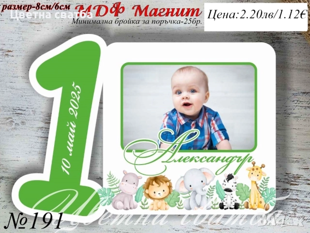 Магнити за кръщене, рожден ден; Подаръци за гости за кръщене, Подаръчета за кръщене, снимка 9 - Други - 45476914