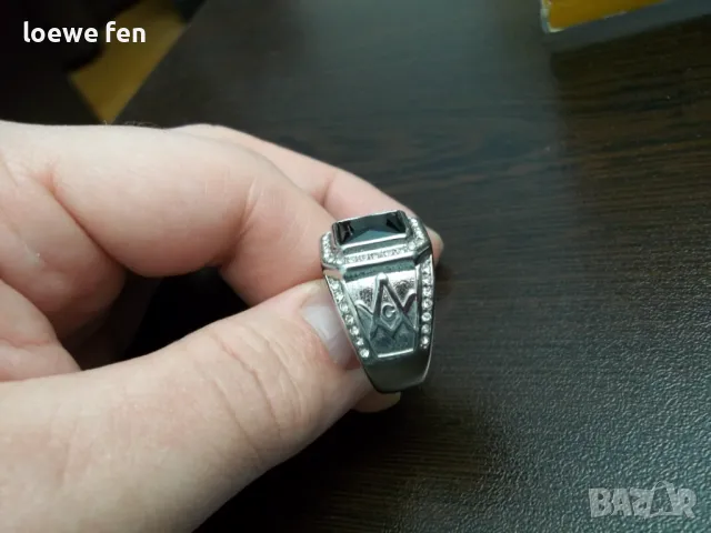 Iced Cult Silver - мъжки пръстен много красив стомана 316L за съчетаване с часовници часовник !, снимка 7 - Мъжки - 49550174