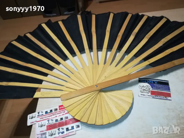 ГОЛЯМО ЧЕРНО ВЕТРИЛО 100Х60СМ ВЕЛУР ИНДИАНЕЦ+ЛЪВ 0511241733, снимка 15 - Антикварни и старинни предмети - 47853667