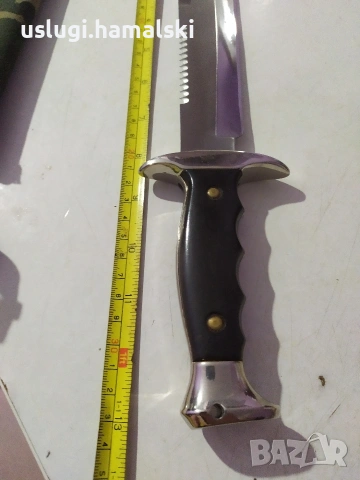 Голям ловен нож, снимка 6 - Антикварни и старинни предмети - 53396624