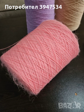 Прежда от ангорски заек, снимка 4 - Други - 53593322