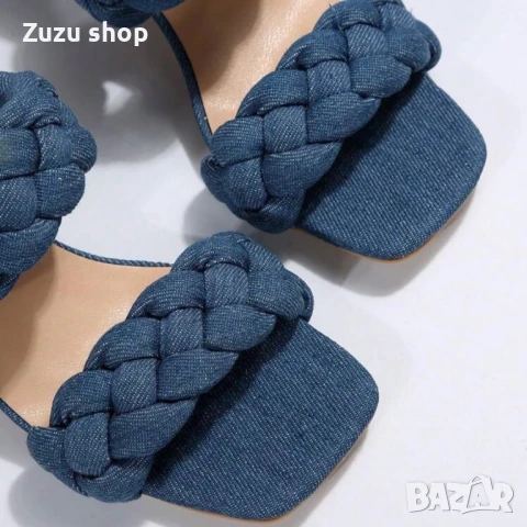 Дамски обувки на дебел ток, снимка 4 - Дамски ежедневни обувки - 50807249