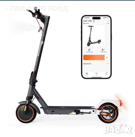 + Талон за Регистрация Електрическа Тротинетка - EVERCROSS EV85F 400W - задни и предни амортисьори, снимка 4 - Мотоциклети и мототехника - 50985965