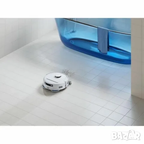 Робот прахосмукачка ECOVACS DEEBOT MINI 3200 mAh Бял 1.8 L, снимка 5 - Прахосмукачки - 55749556
