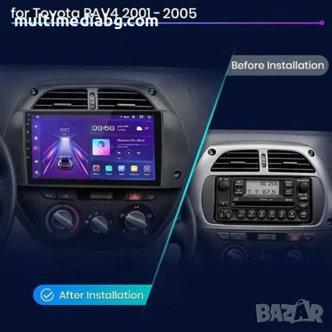 Toyota RAV 4 2001г-2005 Мултимедия Навигация Android, снимка 3 - Аксесоари и консумативи - 49859412