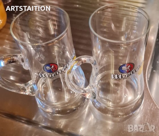 Две стъклени халби за бира Шуменско пиво, снимка 1 - Чаши - 41241481