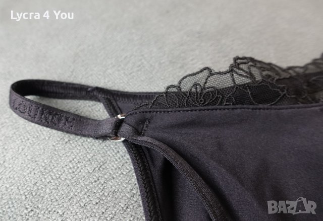 Lounge XS/S красива изрязана черна бикина с бродерии, снимка 10 - Бельо - 42371424