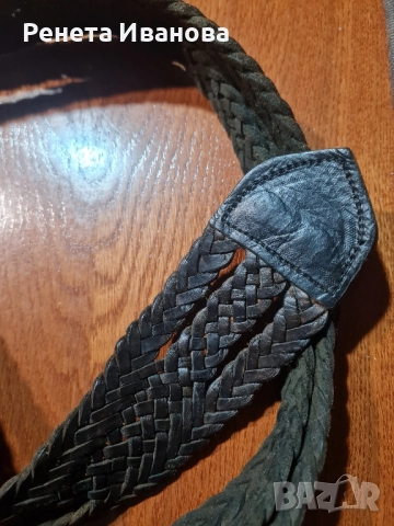 Стар винтидж дамски колан от естествена кожа , снимка 3 - Антикварни и старинни предмети - 52468620