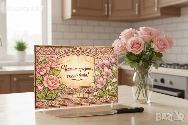 Персонализирани стъклени дъски за рязане. Подрък за дома, снимка 2 - Подаръци за рожден ден - 53520766