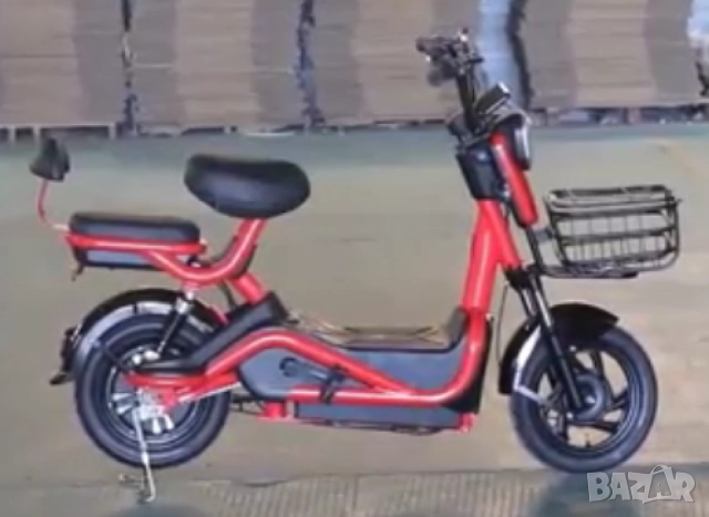 Електрически велосипед motor9 48V12AH – Максимална скорост 45 км/ч, 500W мотор, вакуумни гуми, бял/ч, снимка 13 - Друга електроника - 52112871