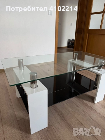 Стъклена холна маса, снимка 3 - Маси - 51682844
